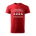 Pánské tričko - Veselé Vánoce "svetr se sobem"