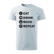 Pánské tričko - Eat, Drink, Rock, Repeat