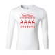 Pánské tričko - Veselé Vánoce "svetr se sobem"