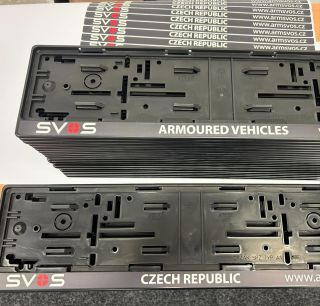 Samolepky na SPZ neboli držák registrační značky. 😊